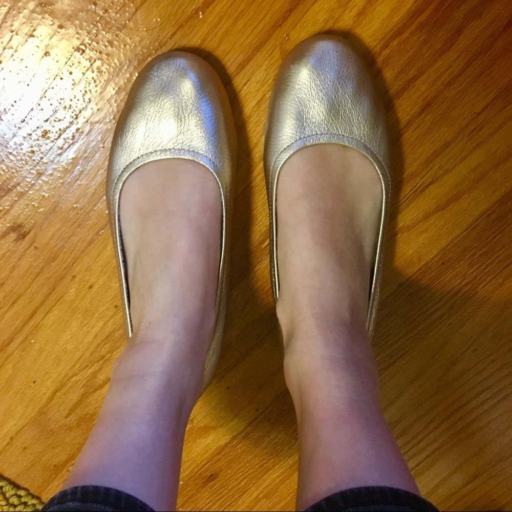 Aetrex Comfort Gold Flats